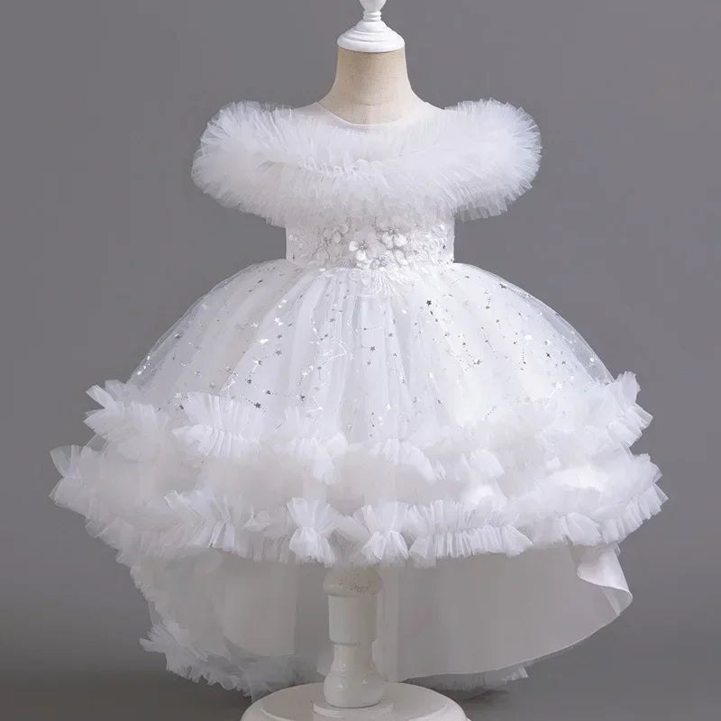 Sleeveless Lace Flower Girl Dress - Luzilly Bridal & Apparel