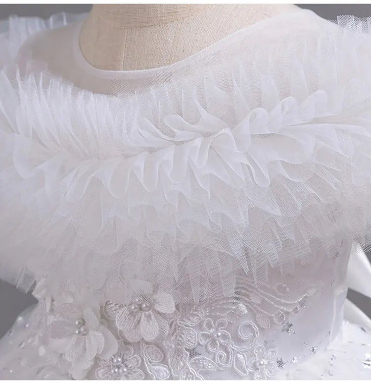 Sleeveless Lace Flower Girl Dress - Luzilly Bridal & Apparel