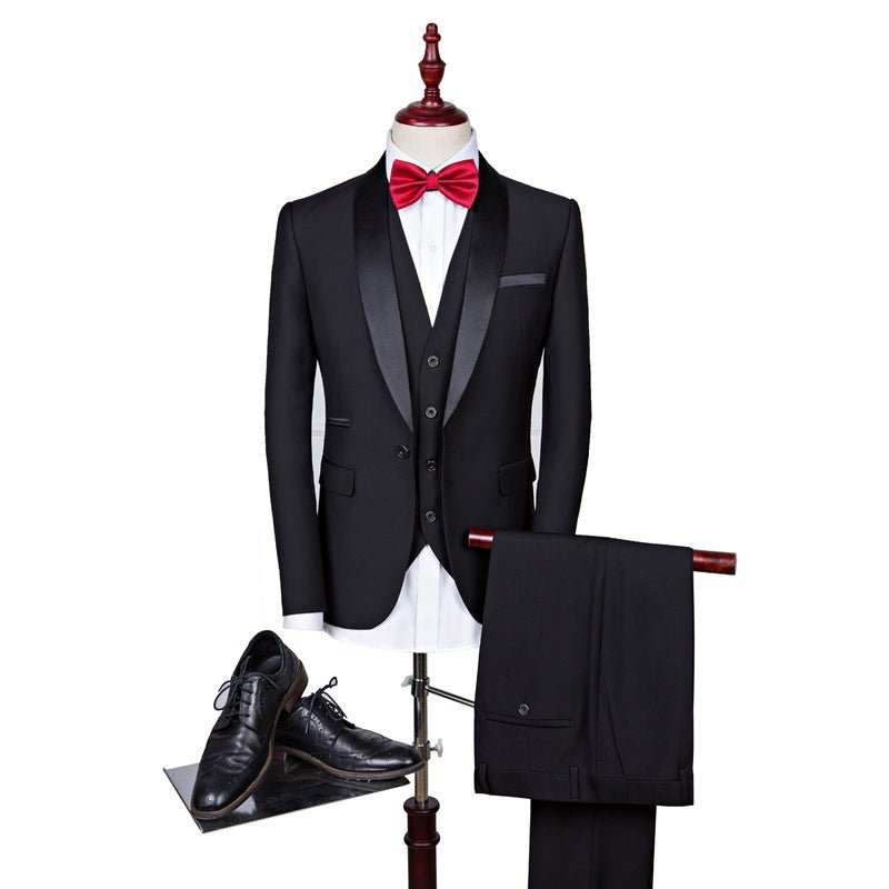 Slim-Fit 3-Piece Tuxedo for Men - Luzilly Bridal & Apparel