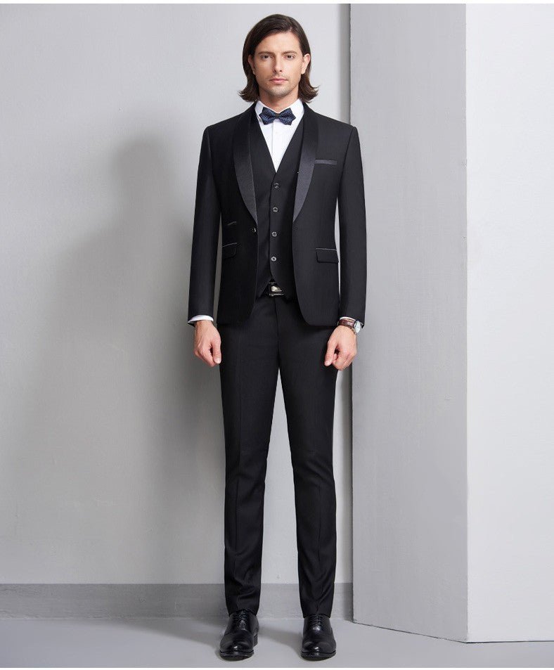 Slim-Fit 3-Piece Tuxedo for Men - Luzilly Bridal & Apparel
