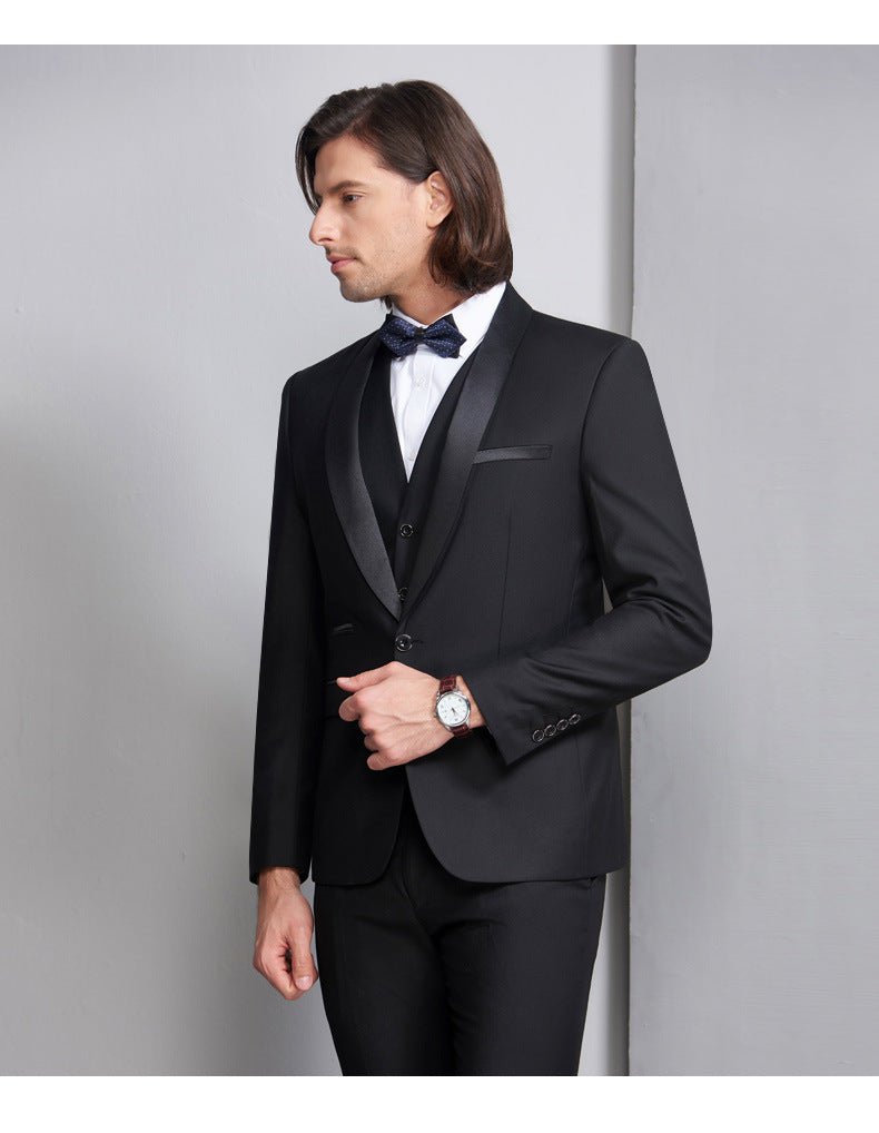 Slim-Fit 3-Piece Tuxedo for Men - Luzilly Bridal & Apparel