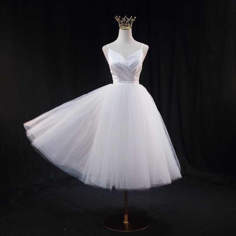 Slim Fit And Fashionable Strap Travel Photography Light Wedding Dress - Luzilly Bridal & Apparel
