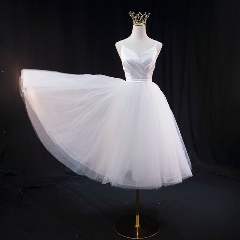 Slim Fit And Fashionable Strap Travel Photography Light Wedding Dress - Luzilly Bridal & Apparel