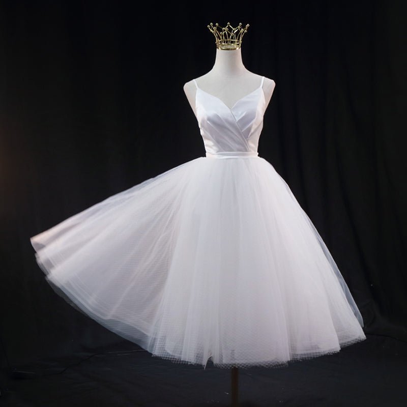 Slim Fit And Fashionable Strap Travel Photography Light Wedding Dress - Luzilly Bridal & Apparel