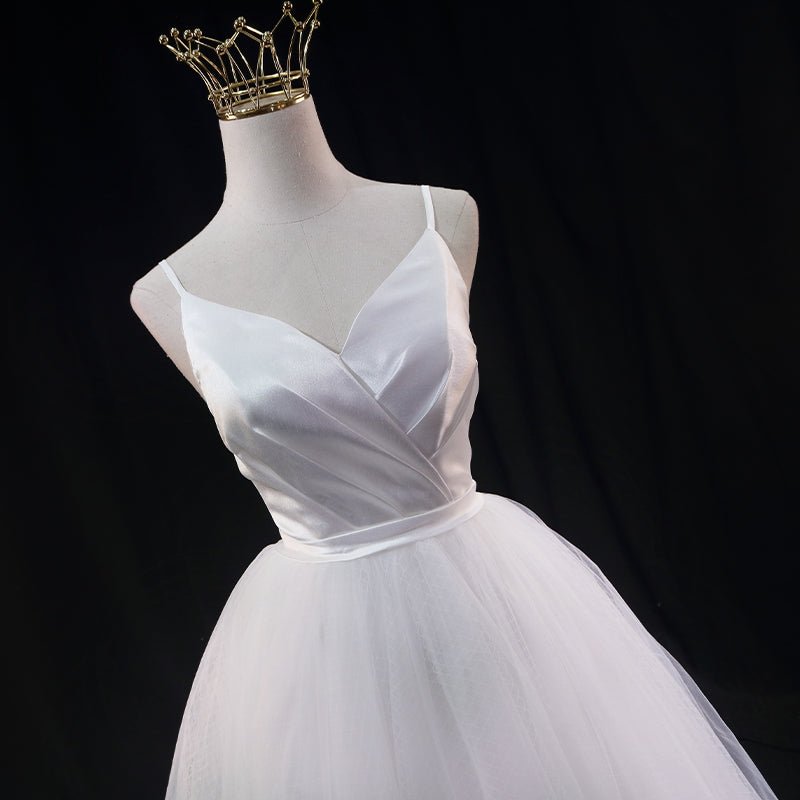 Slim Fit And Fashionable Strap Travel Photography Light Wedding Dress - Luzilly Bridal & Apparel