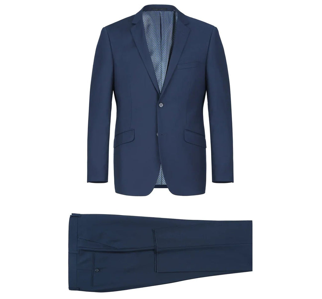 Slim-Fit Notch Lapel Two-Piece Suit - Luzilly Bridal & Apparel