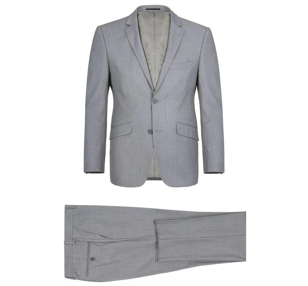 Slim-Fit Notch Lapel Two-Piece Suit - Luzilly Bridal & Apparel
