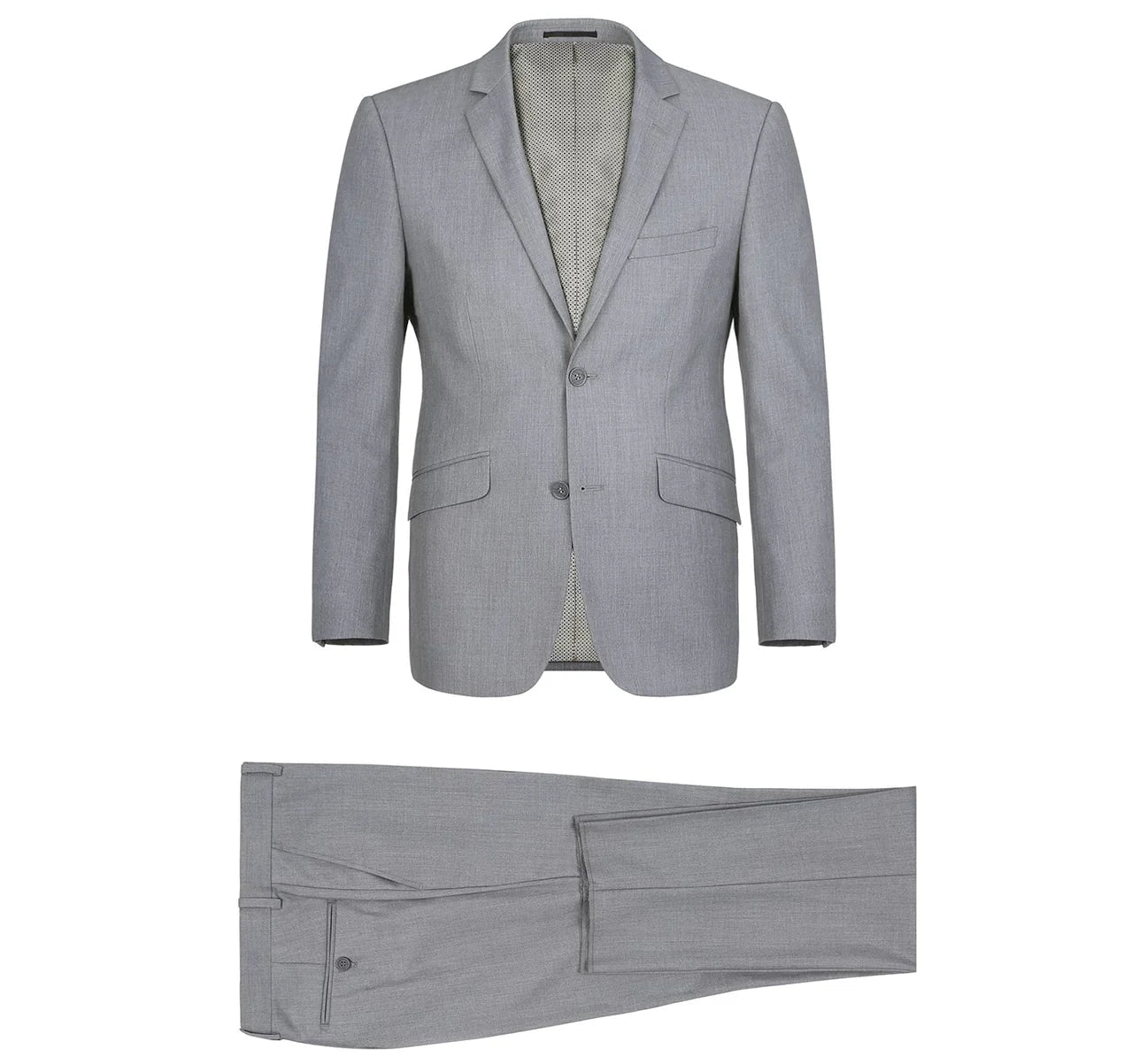 Slim-Fit Notch Lapel Two-Piece Suit - Luzilly Bridal & Apparel