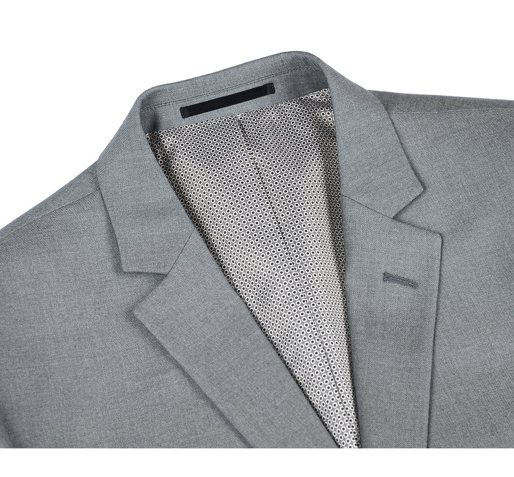 Slim-Fit Notch Lapel Two-Piece Suit - Luzilly Bridal & Apparel