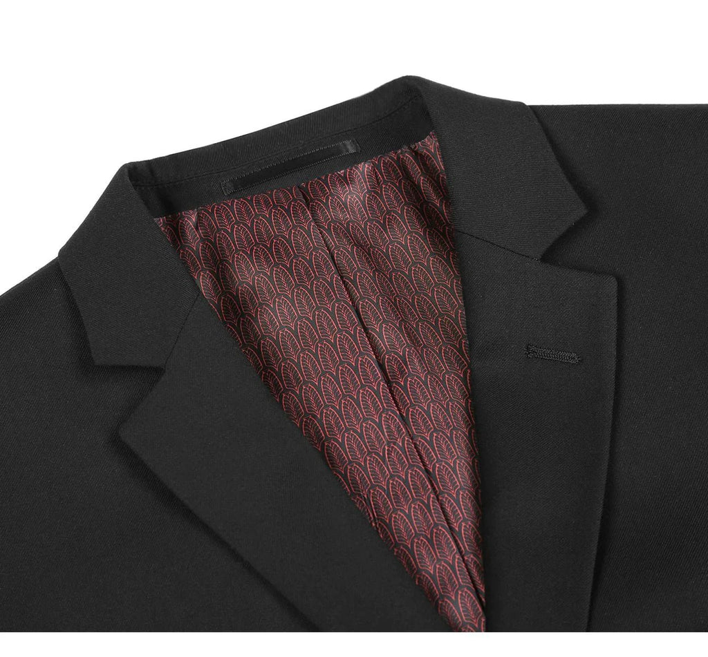 Slim-Fit Notch Lapel Two-Piece Suit - Luzilly Bridal & Apparel