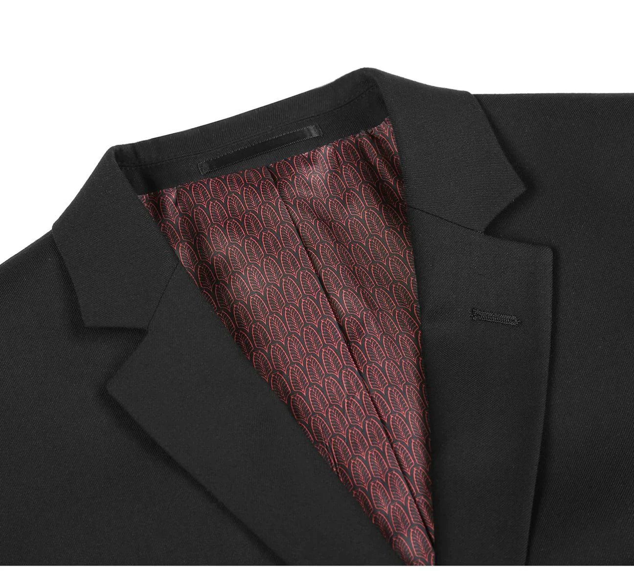 Slim-Fit Notch Lapel Two-Piece Suit - Luzilly Bridal & Apparel