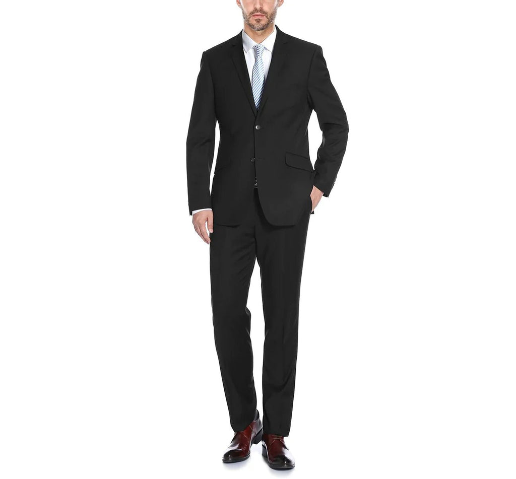 Slim-Fit Notch Lapel Two-Piece Suit - Luzilly Bridal & Apparel