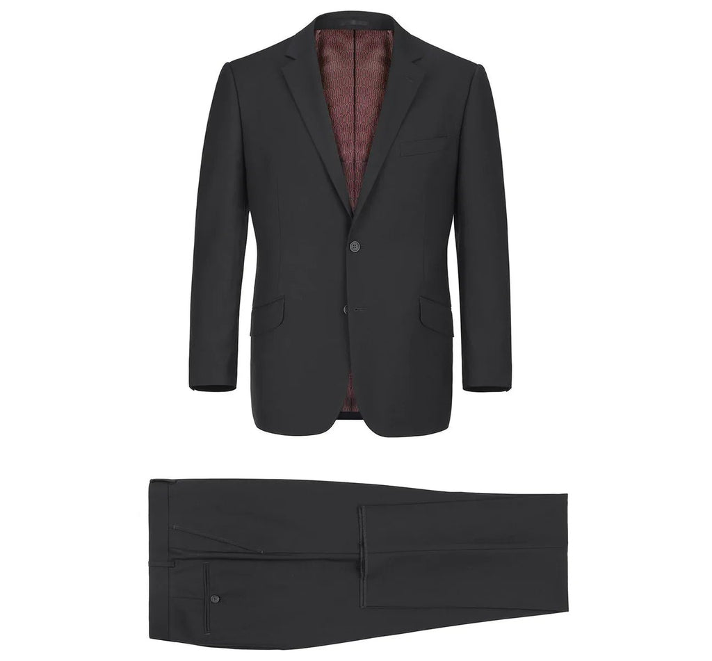 Slim-Fit Notch Lapel Two-Piece Suit - Luzilly Bridal & Apparel