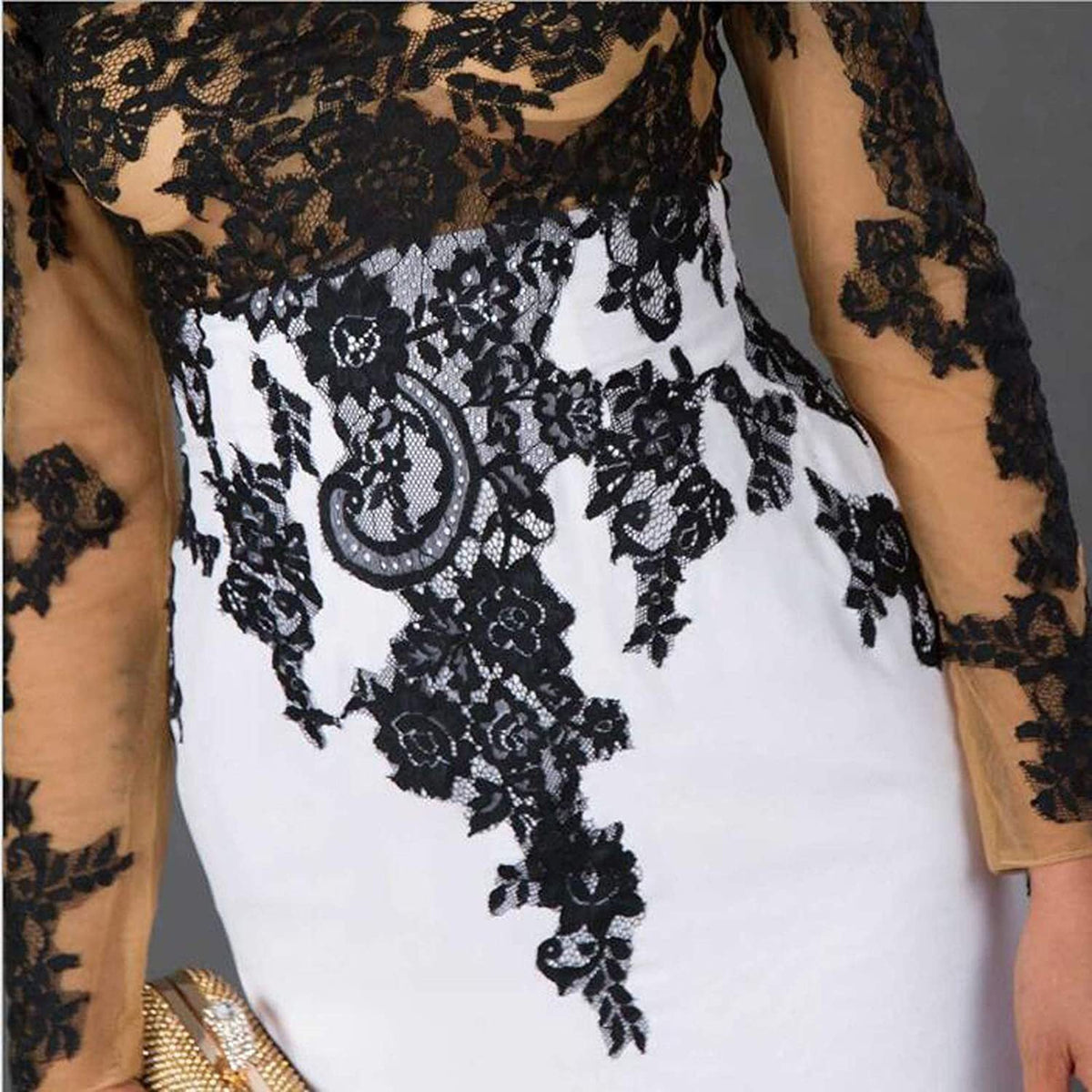 Slim Lace Mermaid Wedding Dress - Luzilly Bridal & Apparel