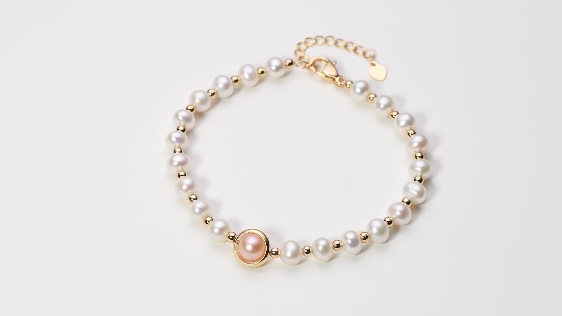 Small Design LuxuryaAnd Premium 14K Gold Wrapped Pearl Bracelet Womens Natural Freshwater Pearl Jewelry - Luzilly Bridal & Apparel