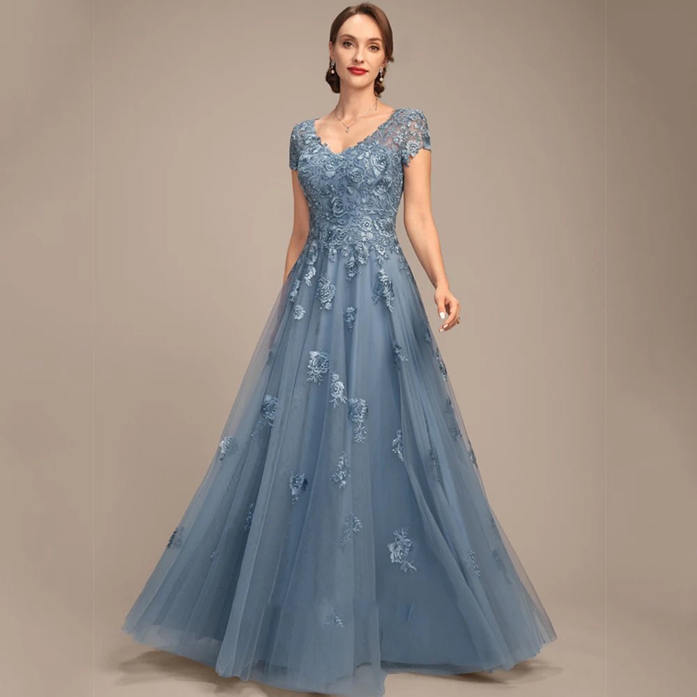 Soft Tulle A-Line Mother of the Bride Dress - Luzilly Bridal & Apparel