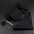 Solid Color Silk Tie Set - Luzilly Bridal & Apparel