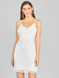 Spaghetti Strap Fringe Bridal Cocktail - Luzilly Bridal & Apparel