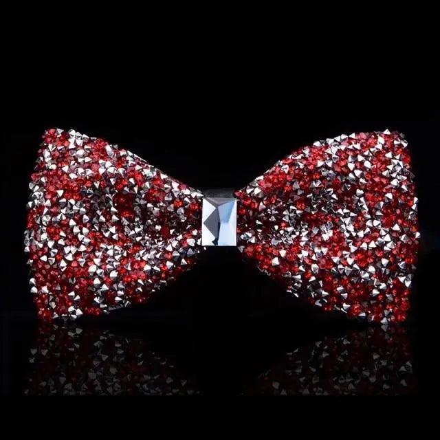 Sparkling Butterfly Bow Tie for Groom & Groomsmen - Luzilly Bridal & Apparel