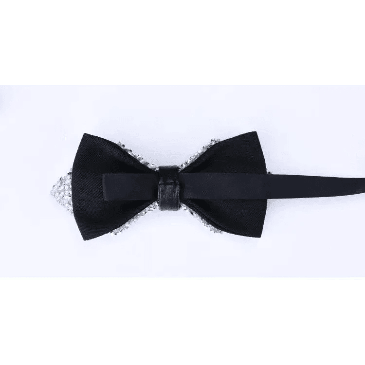 Sparkling Butterfly Bow Tie for Groom & Groomsmen - Luzilly Bridal & Apparel