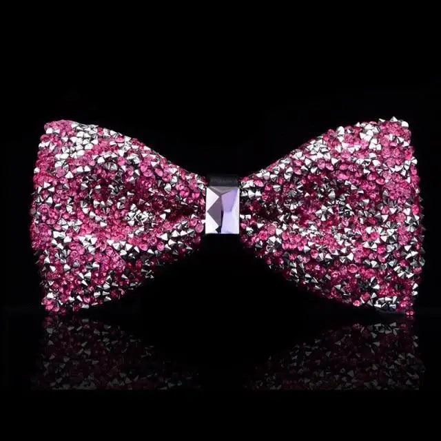 Sparkling Butterfly Bow Tie for Groom & Groomsmen - Luzilly Bridal & Apparel