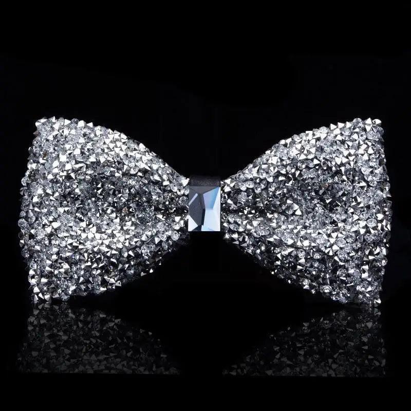 Sparkling Butterfly Bow Tie for Groom & Groomsmen - Luzilly Bridal & Apparel