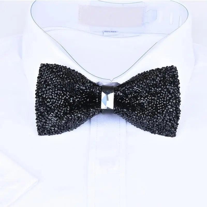 Sparkling Butterfly Bow Tie for Groom & Groomsmen - Luzilly Bridal & Apparel