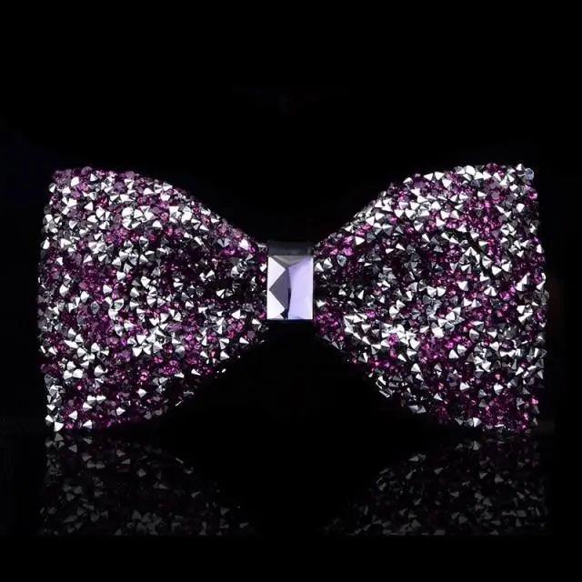 Sparkling Butterfly Bow Tie for Groom & Groomsmen - Luzilly Bridal & Apparel