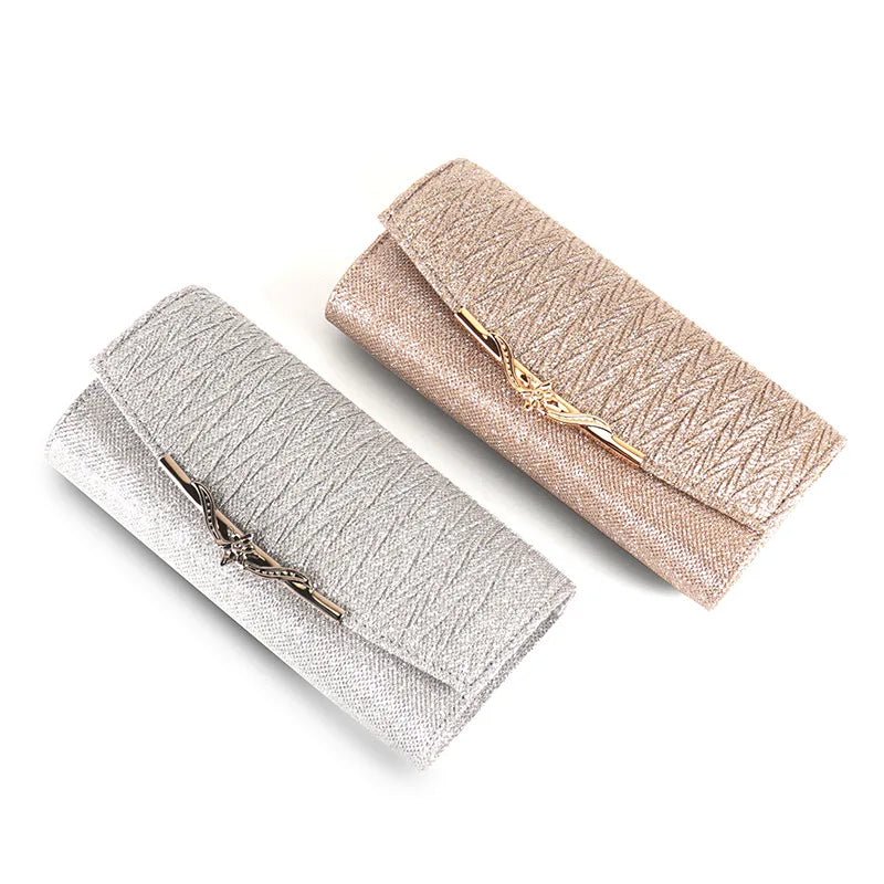 Sparkly Glitter Envelope Clutch - Luzilly Bridal & Apparel