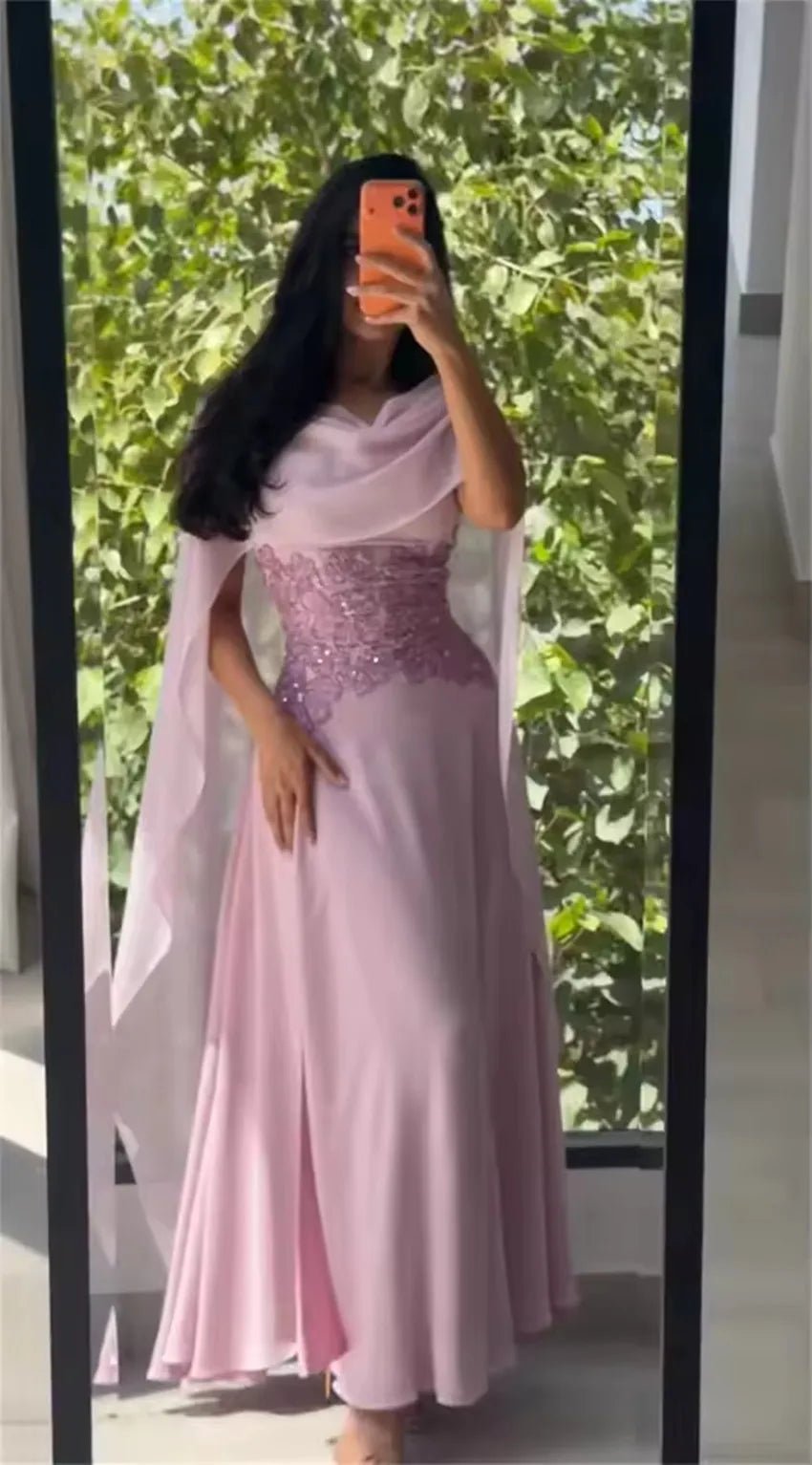 Strapless Beaded Appliqué A-Line Prom Dress with Shawl - Luzilly Bridal & Apparel