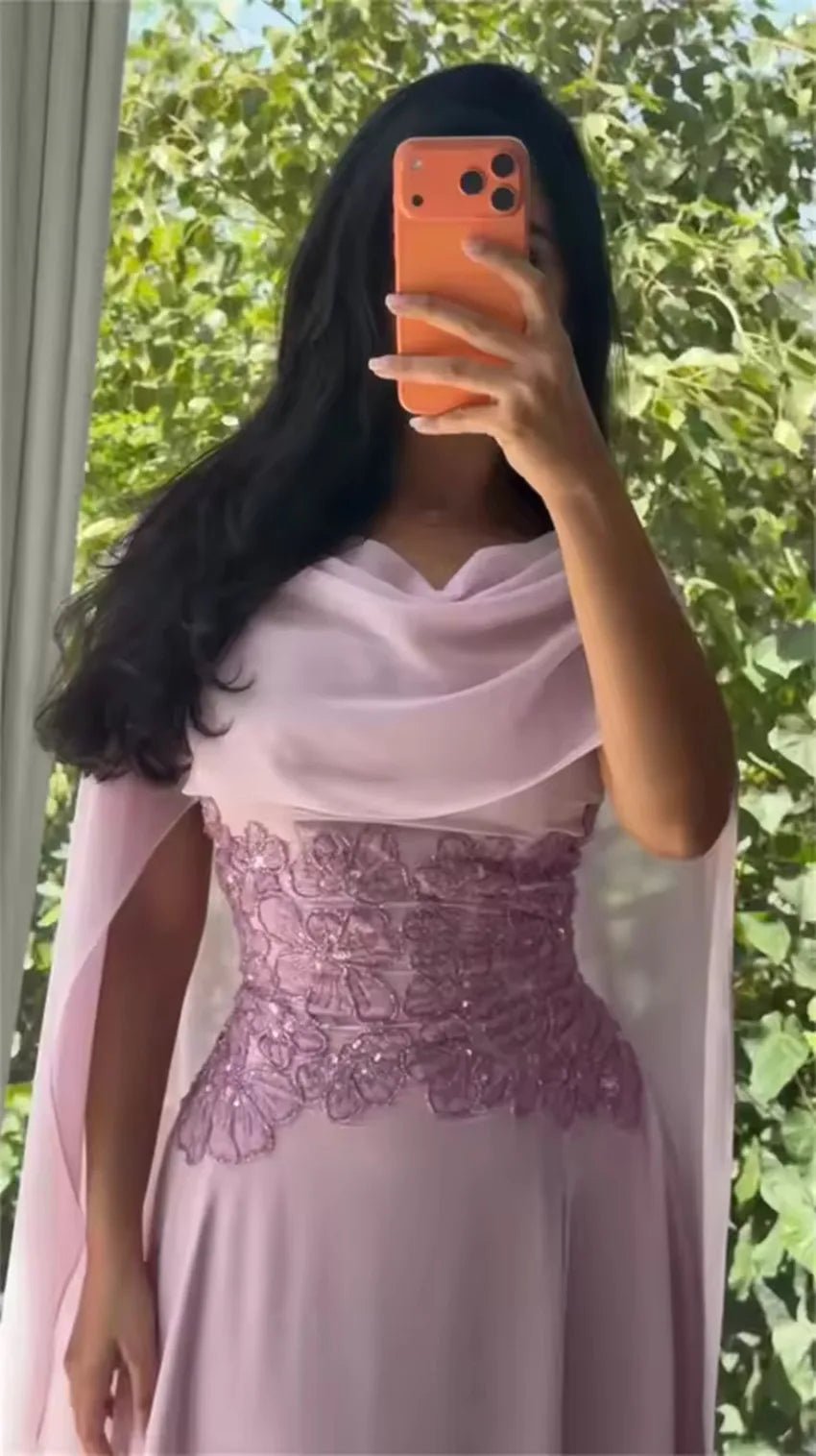 Strapless Beaded Appliqué A-Line Prom Dress with Shawl - Luzilly Bridal & Apparel