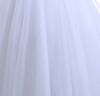 Strapless Lace Wedding Dress with Train - Luzilly Bridal & Apparel