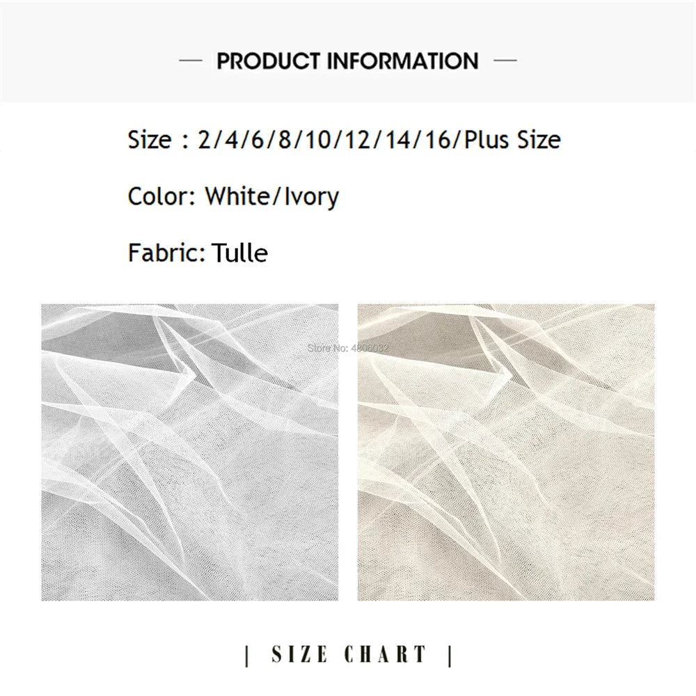 Strapless Organza A-Line Wedding Gown with Embroidery - Luzilly Bridal & Apparel