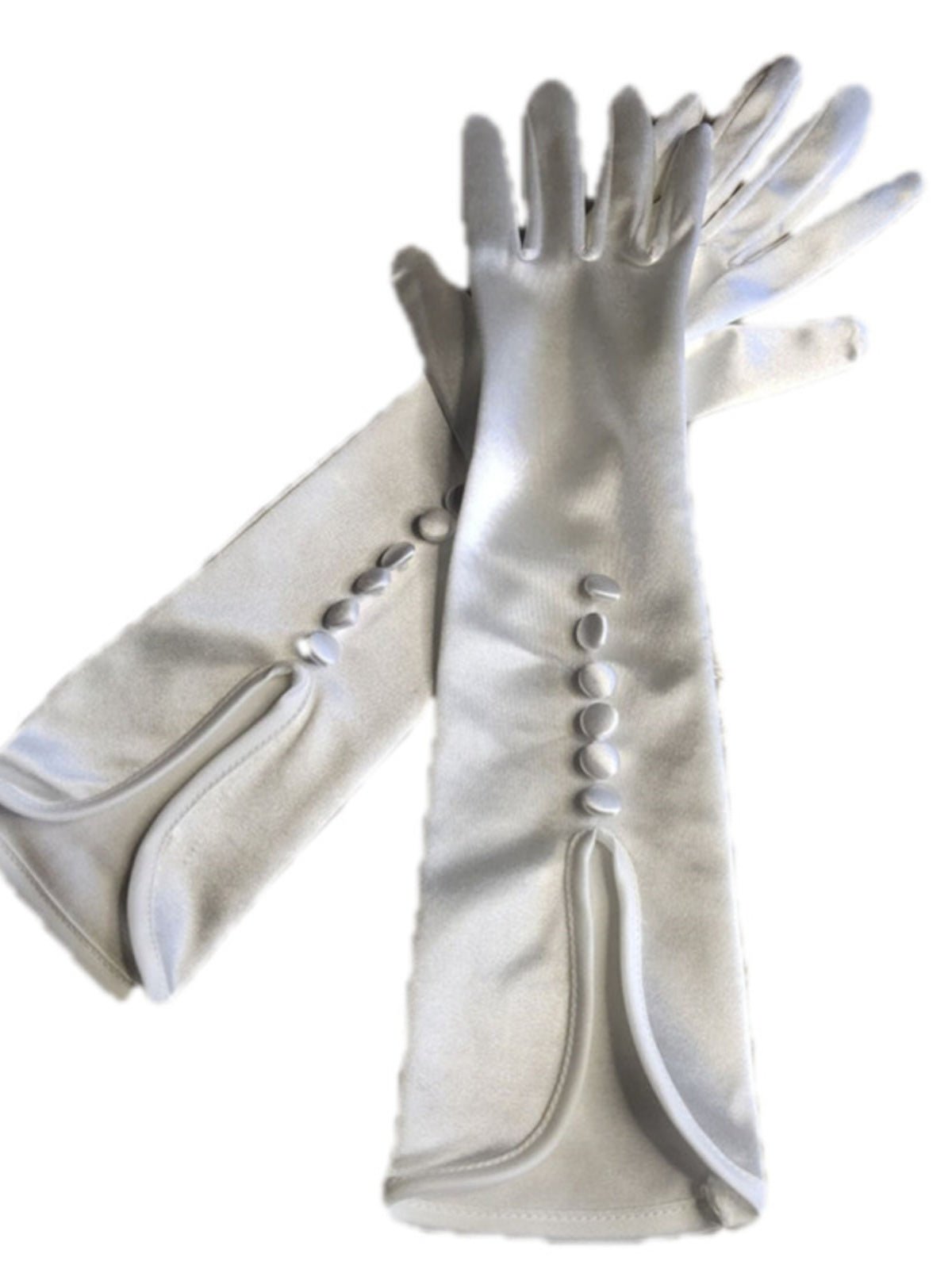 Studio Photographer's Wedding Dress Satin Gloves - Luzilly Bridal & Apparel