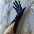 Studio Photographer's Wedding Dress Satin Gloves - Luzilly Bridal & Apparel