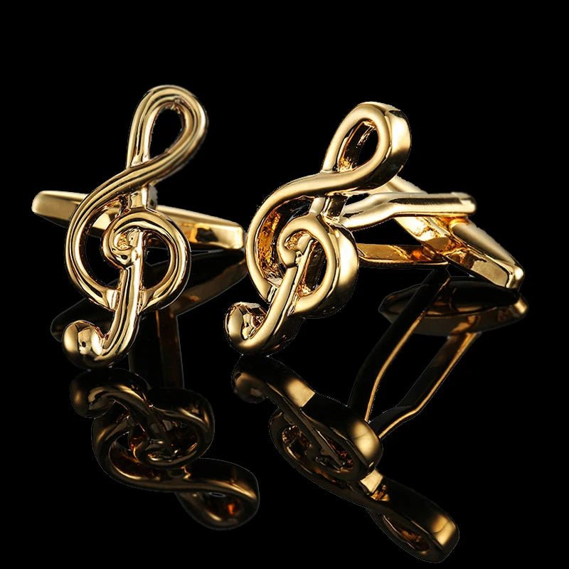 Summer new high quality brass plated 18K Gold luxury gold Cufflinks classic style fashion men's French shirt cufflink man gift - Luzilly Bridal & Apparel