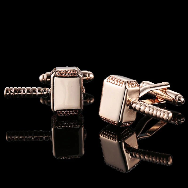 Summer new high quality brass plated 18K Gold luxury gold Cufflinks classic style fashion men's French shirt cufflink man gift - Luzilly Bridal & Apparel