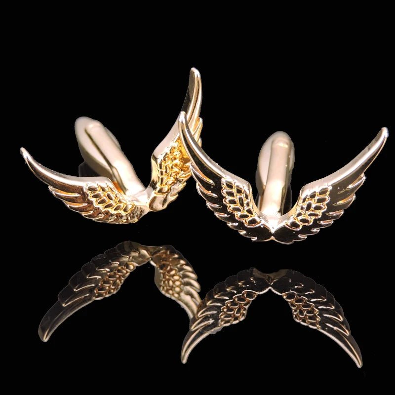 Summer new high quality brass plated 18K Gold luxury gold Cufflinks classic style fashion men's French shirt cufflink man gift - Luzilly Bridal & Apparel