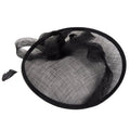Summer Outdoor Ladies Hat Western-Style Linen Banquet Bridal Hat Bow Feather Headdress - Luzilly Bridal & Apparel