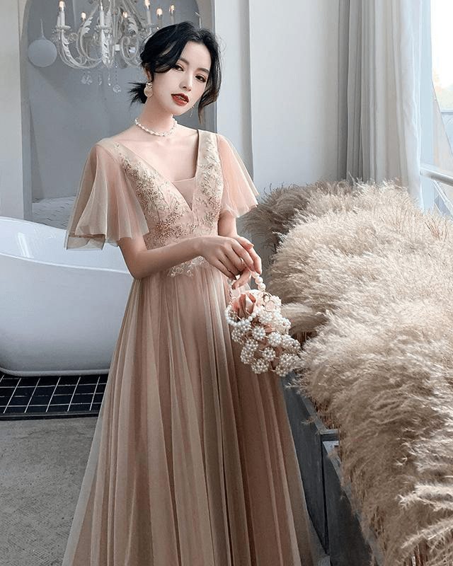 Summer Sister Group Wedding Korean Evening Dress - Luzilly Bridal & Apparel