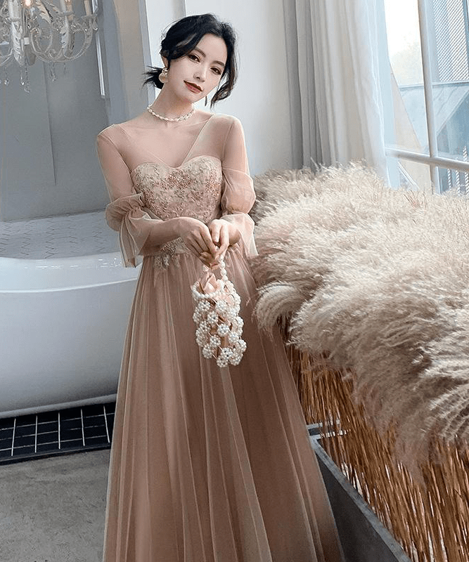 Summer Sister Group Wedding Korean Evening Dress - Luzilly Bridal & Apparel