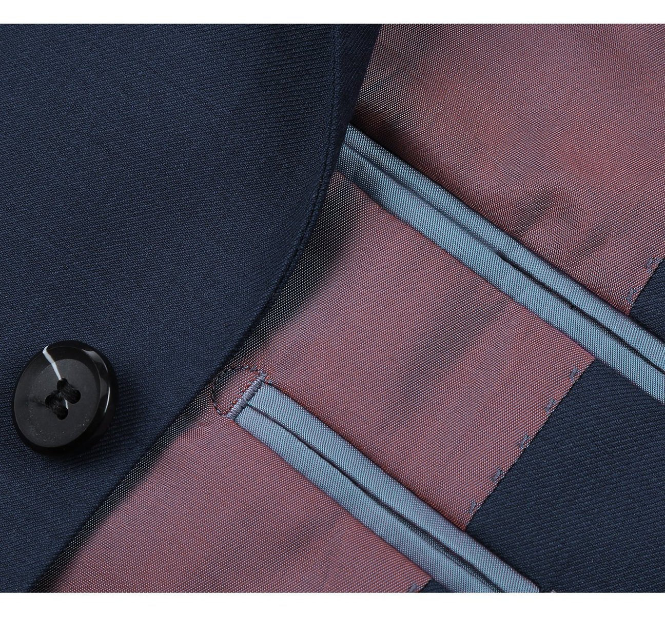 Super 140's Slim-Fit Wool Two-Piece Suit - Luzilly Bridal & Apparel