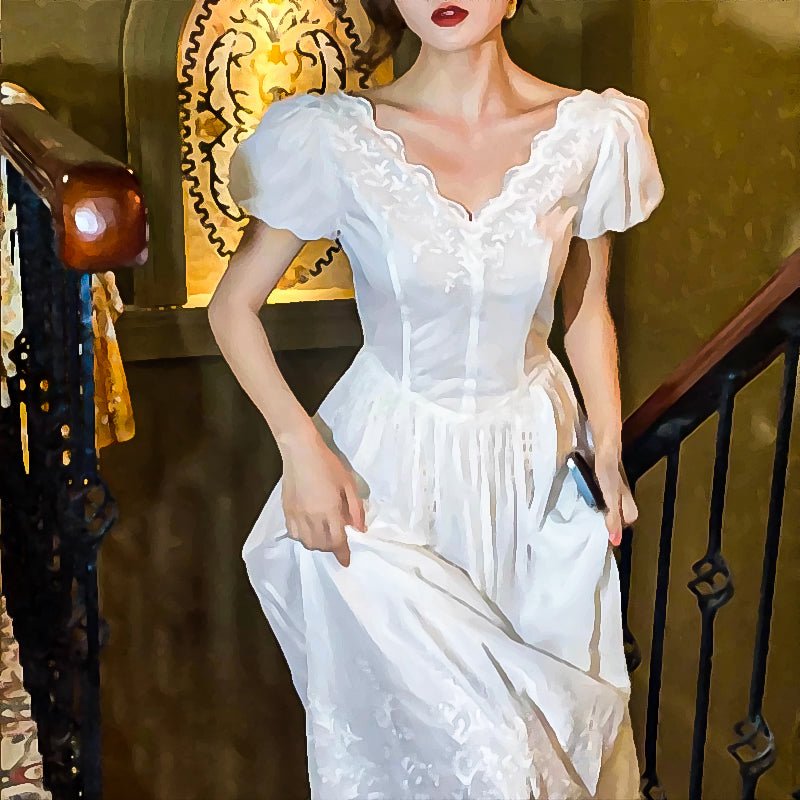 Super Fairy Girl Sweet Wedding Small Dress Long Skirt Girl - Luzilly Bridal & Apparel