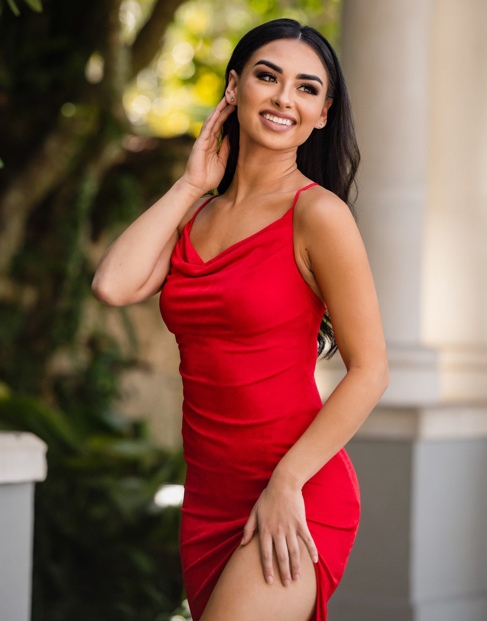 Sutton Slip Dress - Red - FINAL SALE - Luzilly Bridal & Apparel