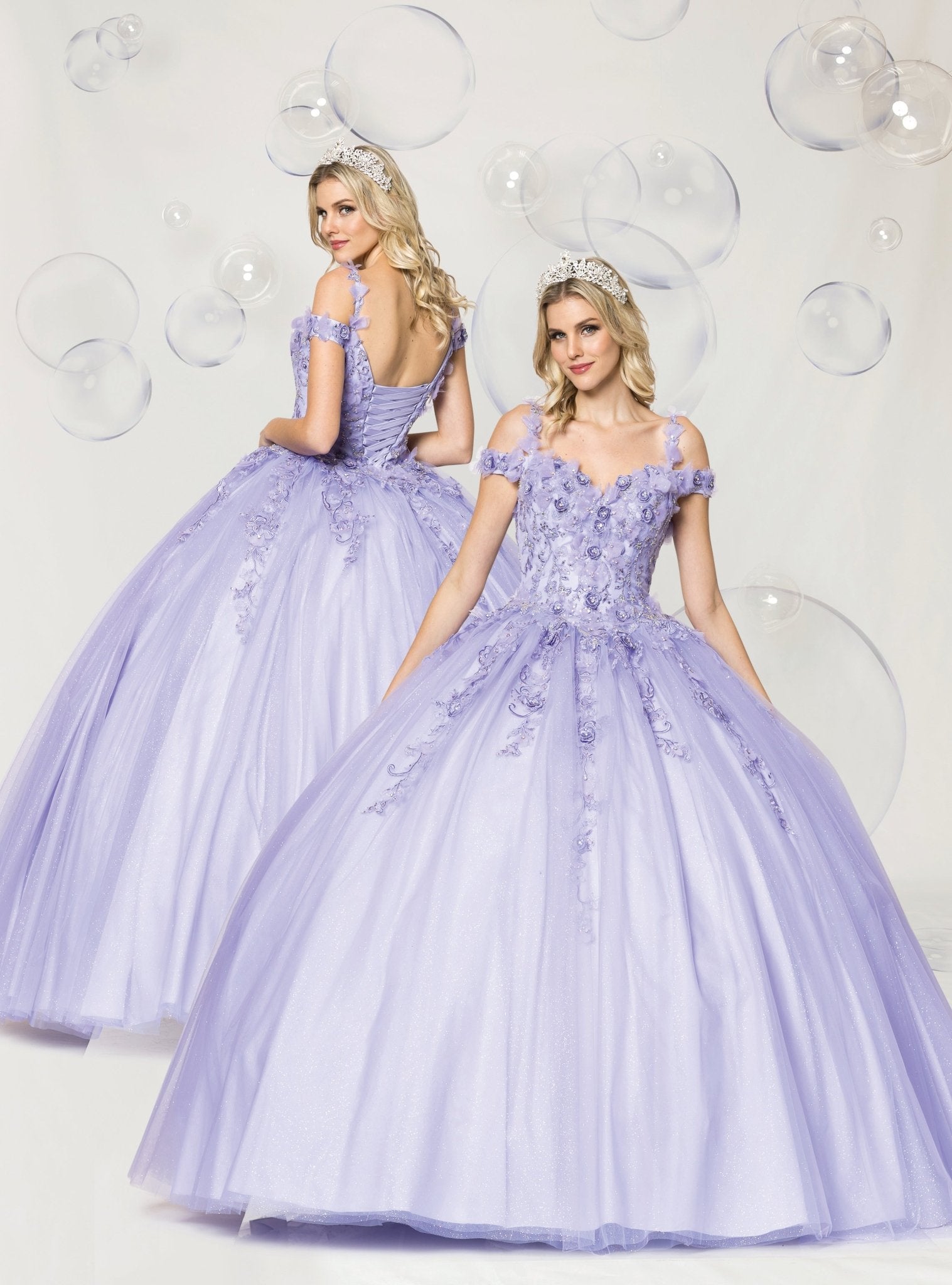 Sweetheart 3D Floral Corset Quinceañera Ball Gown - Luzilly Bridal & Apparel