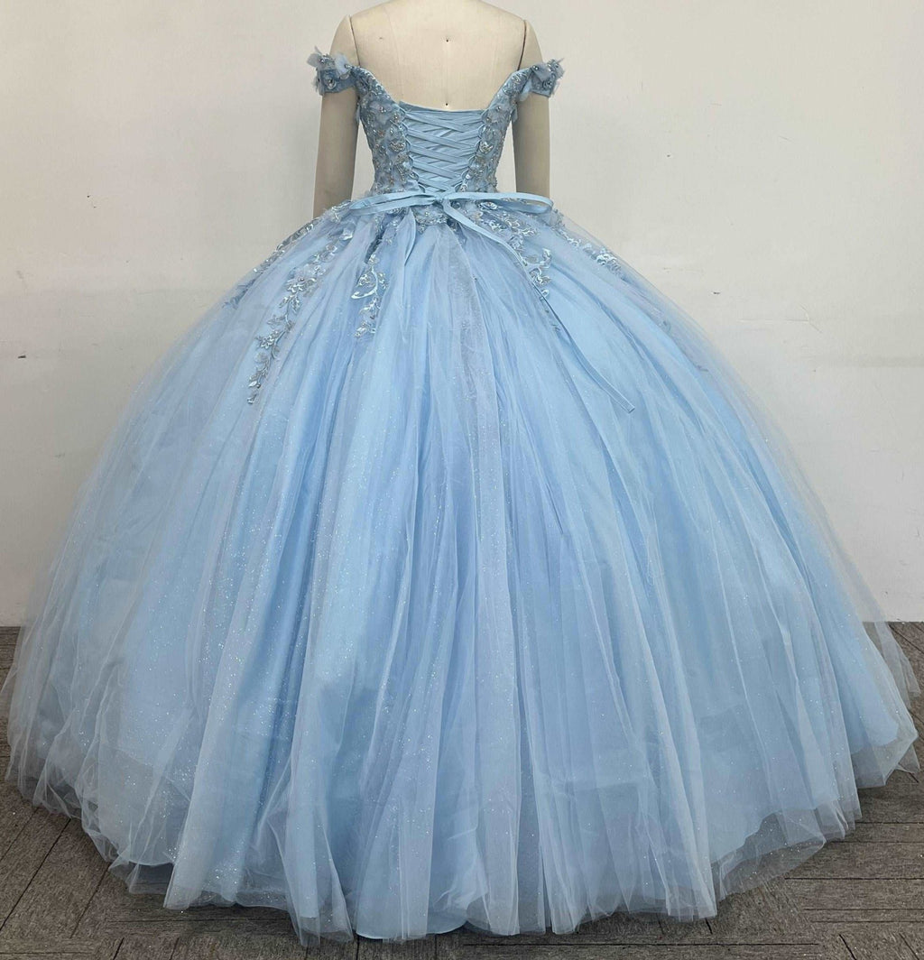Sweetheart 3D Floral Corset Quinceañera Ball Gown - Luzilly Bridal & Apparel