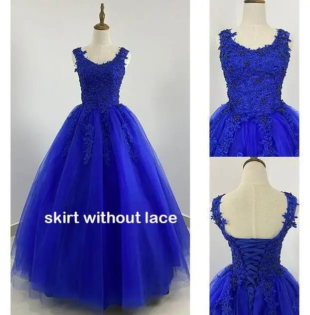 Sweetheart Lace Ball Gown in Colour - Luzilly Bridal & Apparel