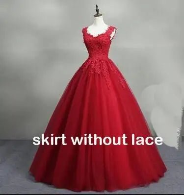 Sweetheart Lace Ball Gown in Colour - Luzilly Bridal & Apparel