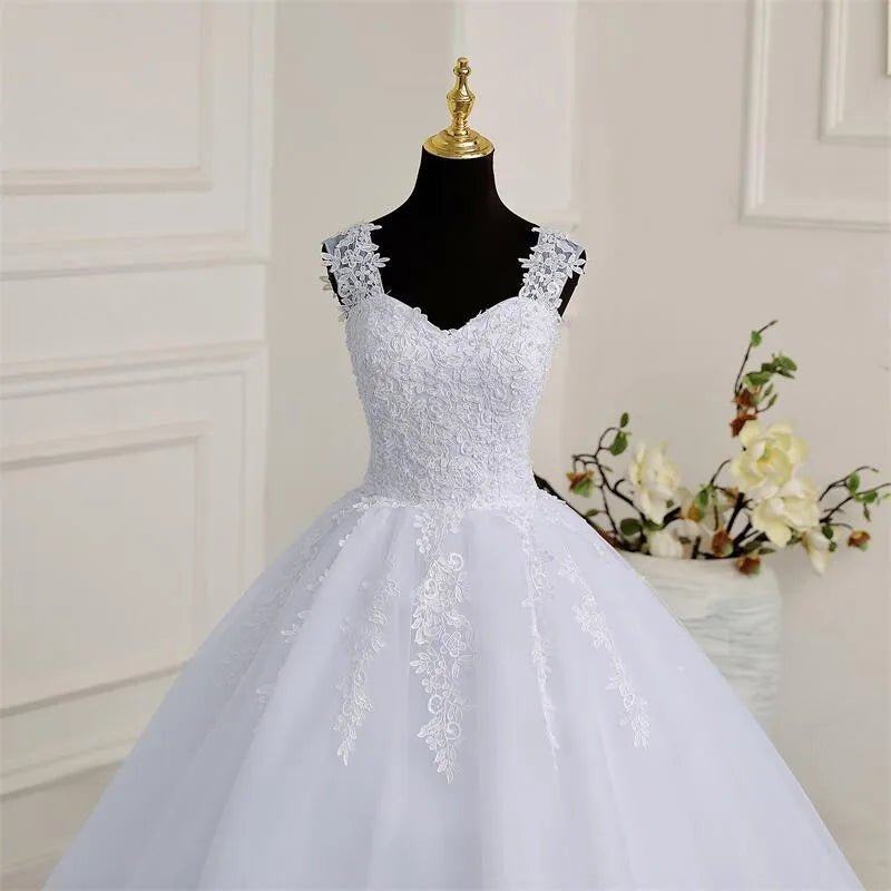 Sweetheart Lace Ball Gown in Colour - Luzilly Bridal & Apparel