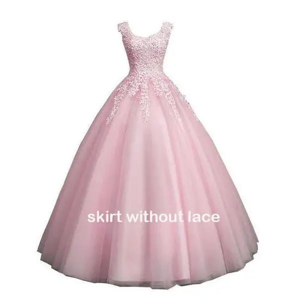 Sweetheart Lace Ball Gown in Colour - Luzilly Bridal & Apparel